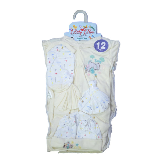 Little Bundle of Joy – 12-Piece Complete Baby Outfit Set For New Born