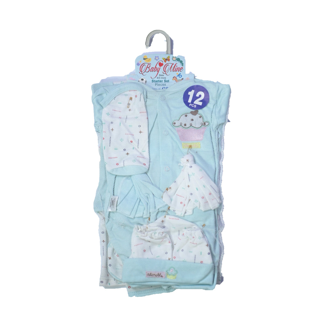 Little Bundle of Joy – 12-Piece Complete Baby Outfit Set For New Born