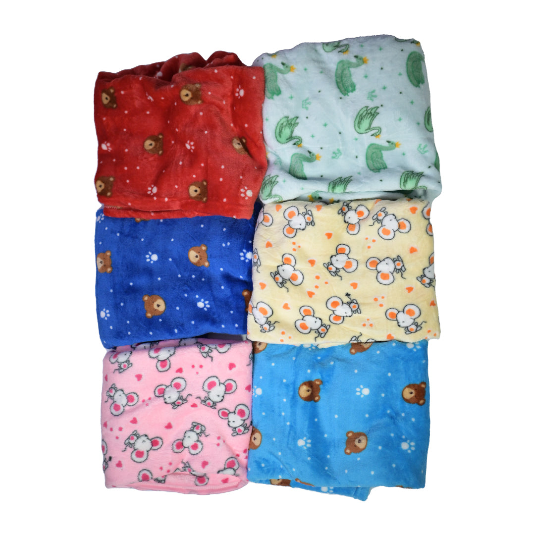Baby velvet Blankets - Pack of 6