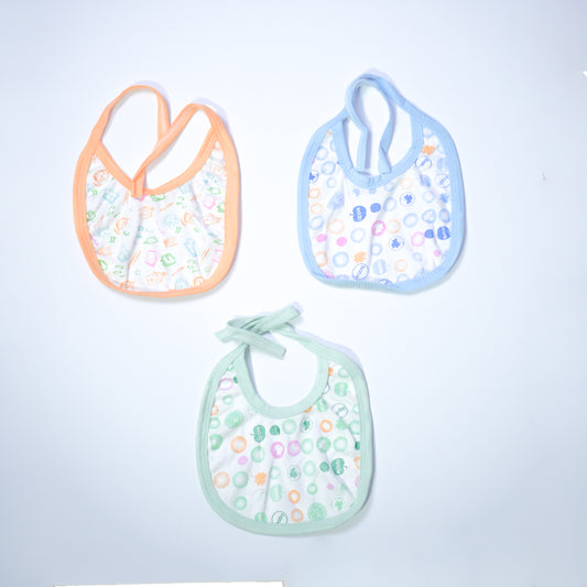 Soft & Absorbent Baby Bibs (Pack of 3)