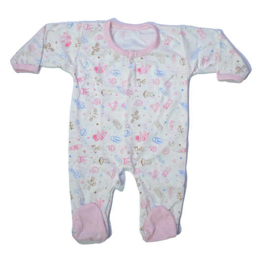 Fancy Printed Baby Rompers - Pack of 3