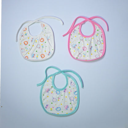 Soft & Absorbent Baby Bibs (Pack of 3)
