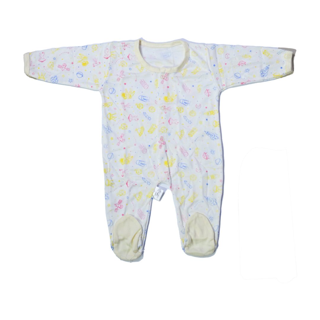 Fancy Printed Baby Rompers - Pack of 3