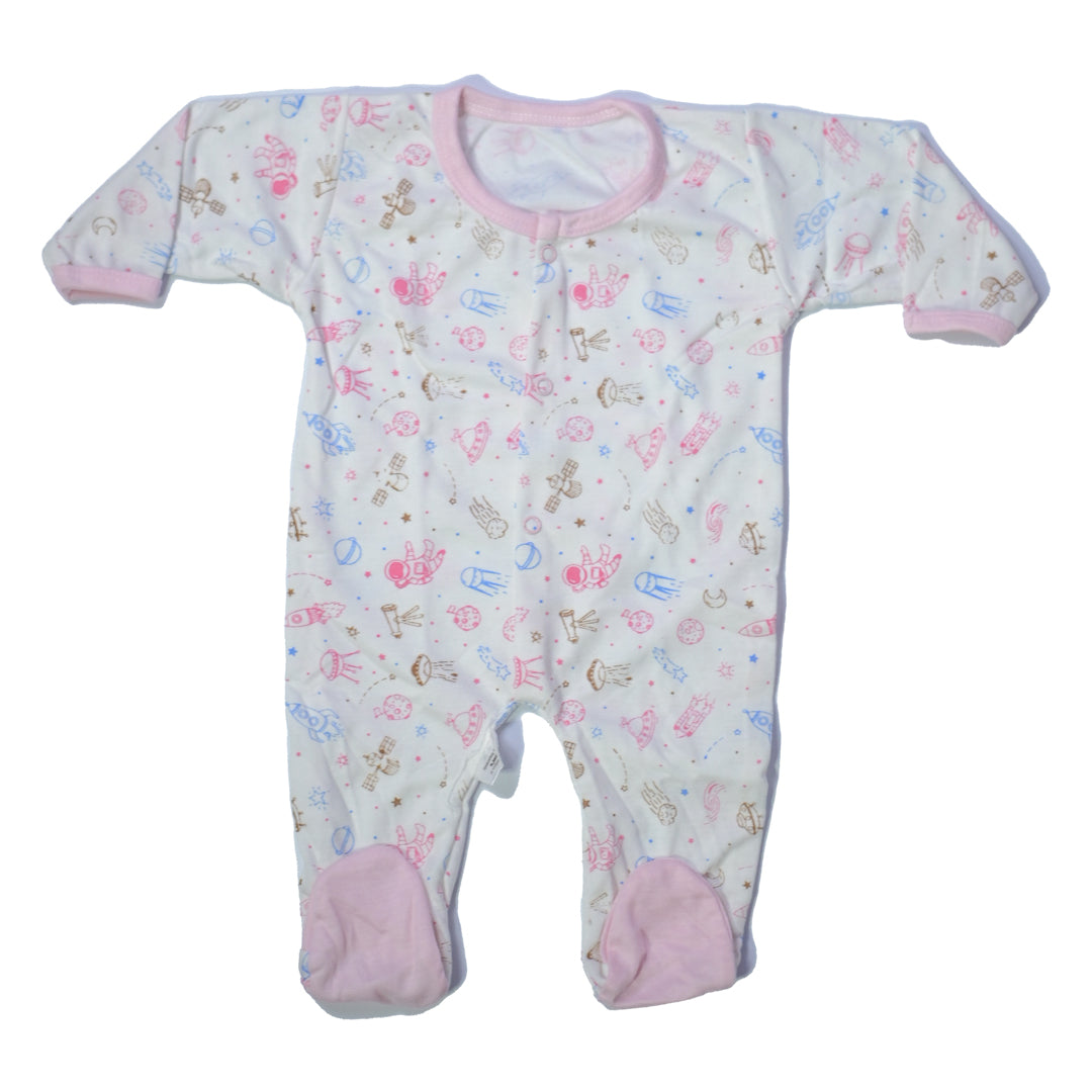 Fancy Printed Baby Rompers - Pack of 3