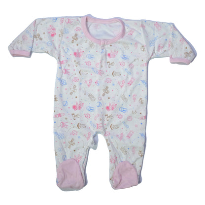 Fancy Printed Baby Rompers - Pack of 3