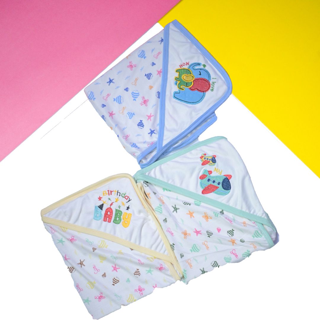 Baby Wrapping Sheets - Pack of 3